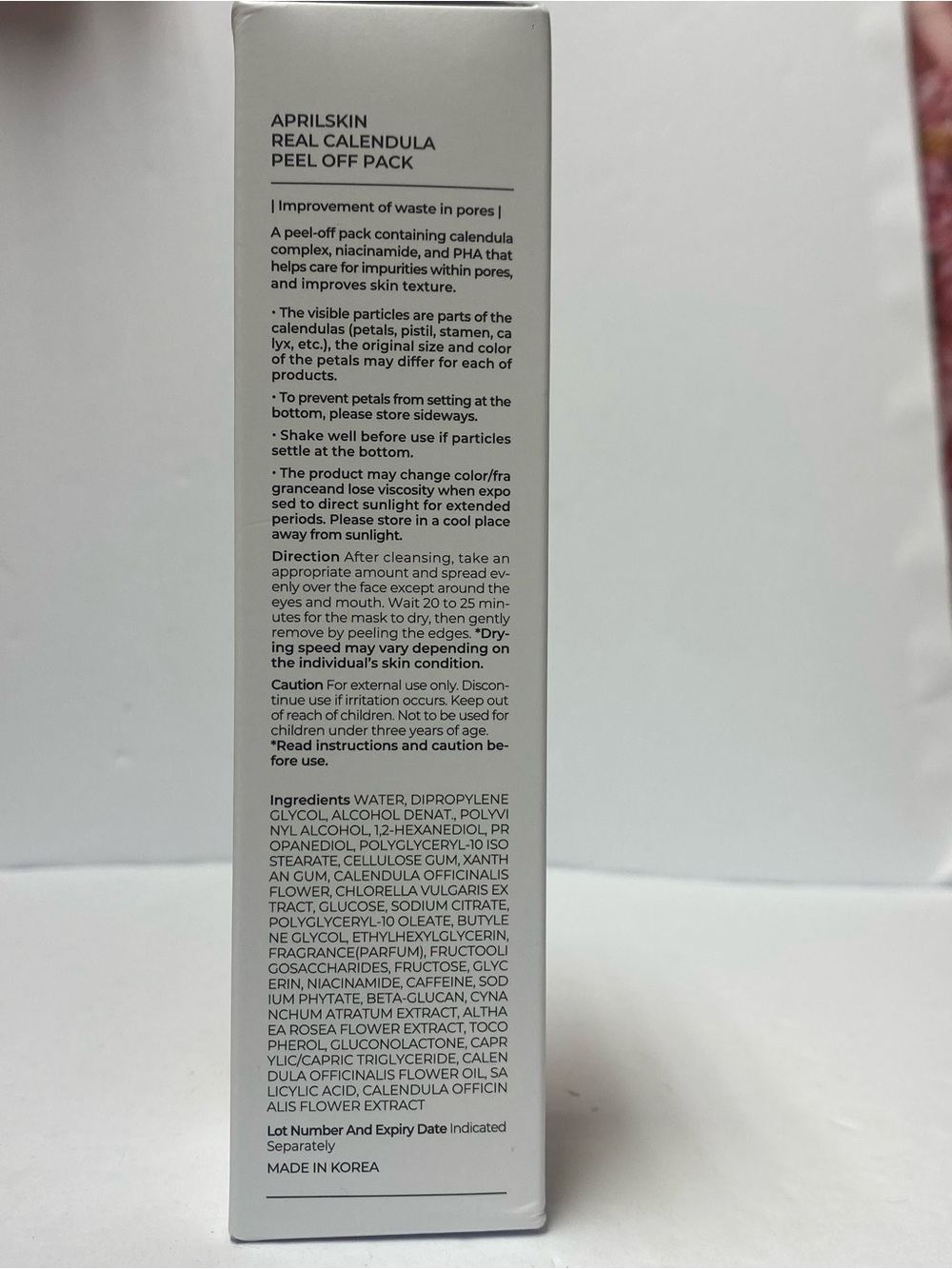 AprilSkin Real Calendula Peel Off Pack - Yellow - Picture 4 of 4